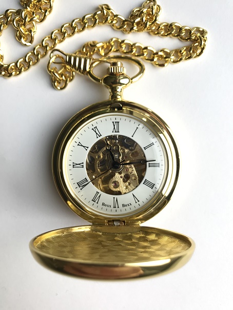 Labrador skeleton gold pocket watch | pocket watches