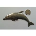 Pewter Dolphin Tile Design